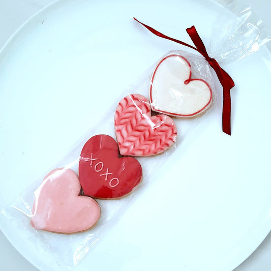 HEART Cookies 4pc Pack (M)