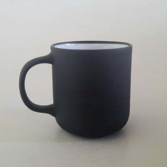 Earthenware Coffee Mug (Matt Black) I