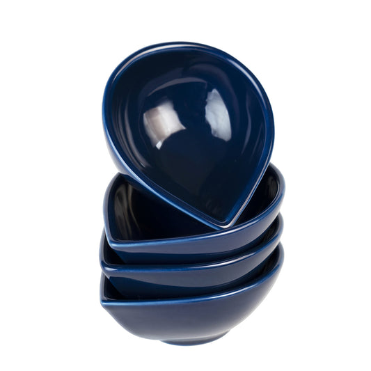 Ceramic Diya - Plain Blue 1pc