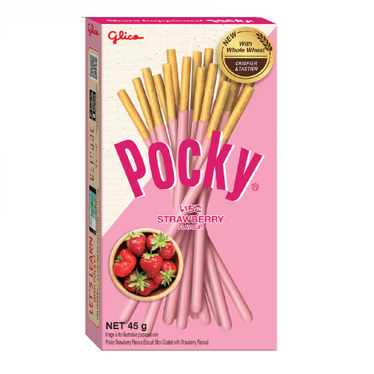 Glico Pocky Biscuits Strawberry 47g