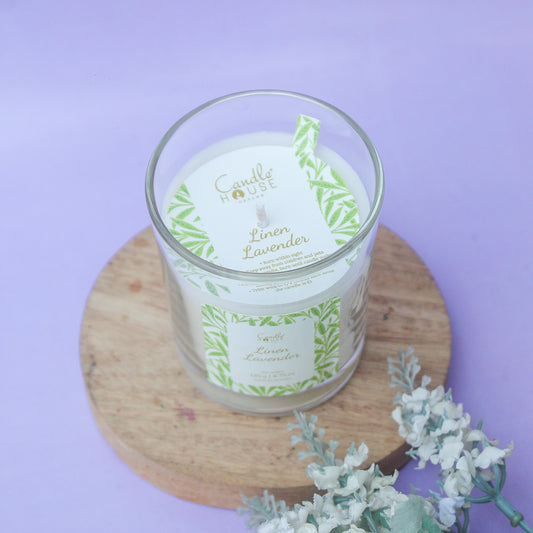 Scented Luxe Room Candle - Linen Lavender