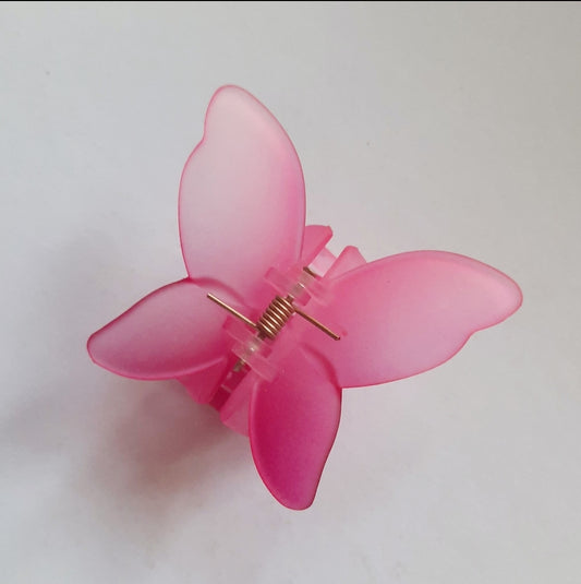 Butterfly Hair Clip - Pink