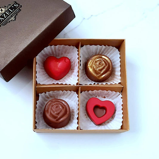 Valentine Chocolate Box 4pc