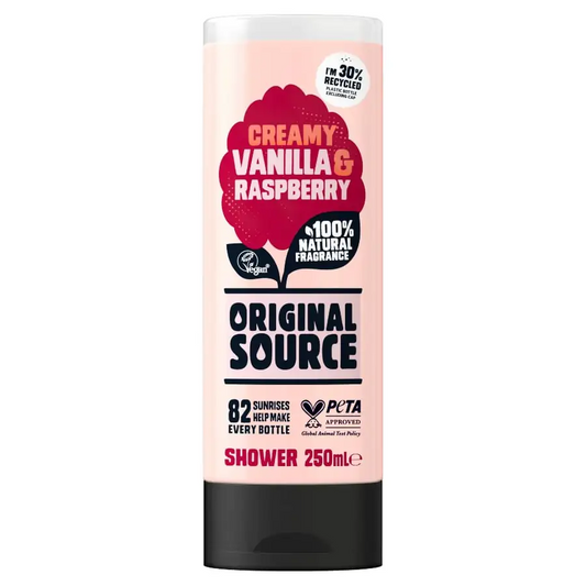 Original Source Creamy Vanilla & Raspberry Shower Gel 250ml