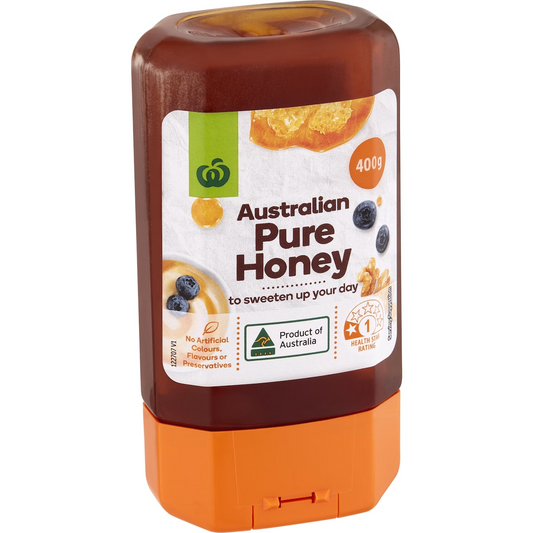 Woolworths Australian Pure Honey 400g