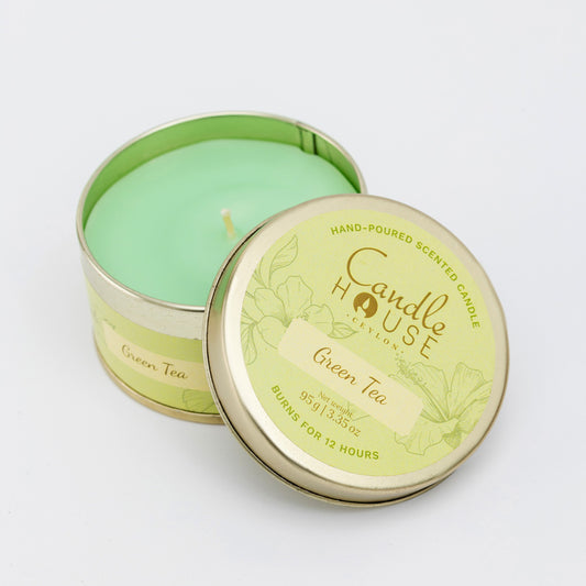 Scented Tin Candle - Green Tea