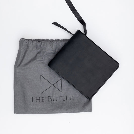 The Butler Leather Wallet - William (Black)