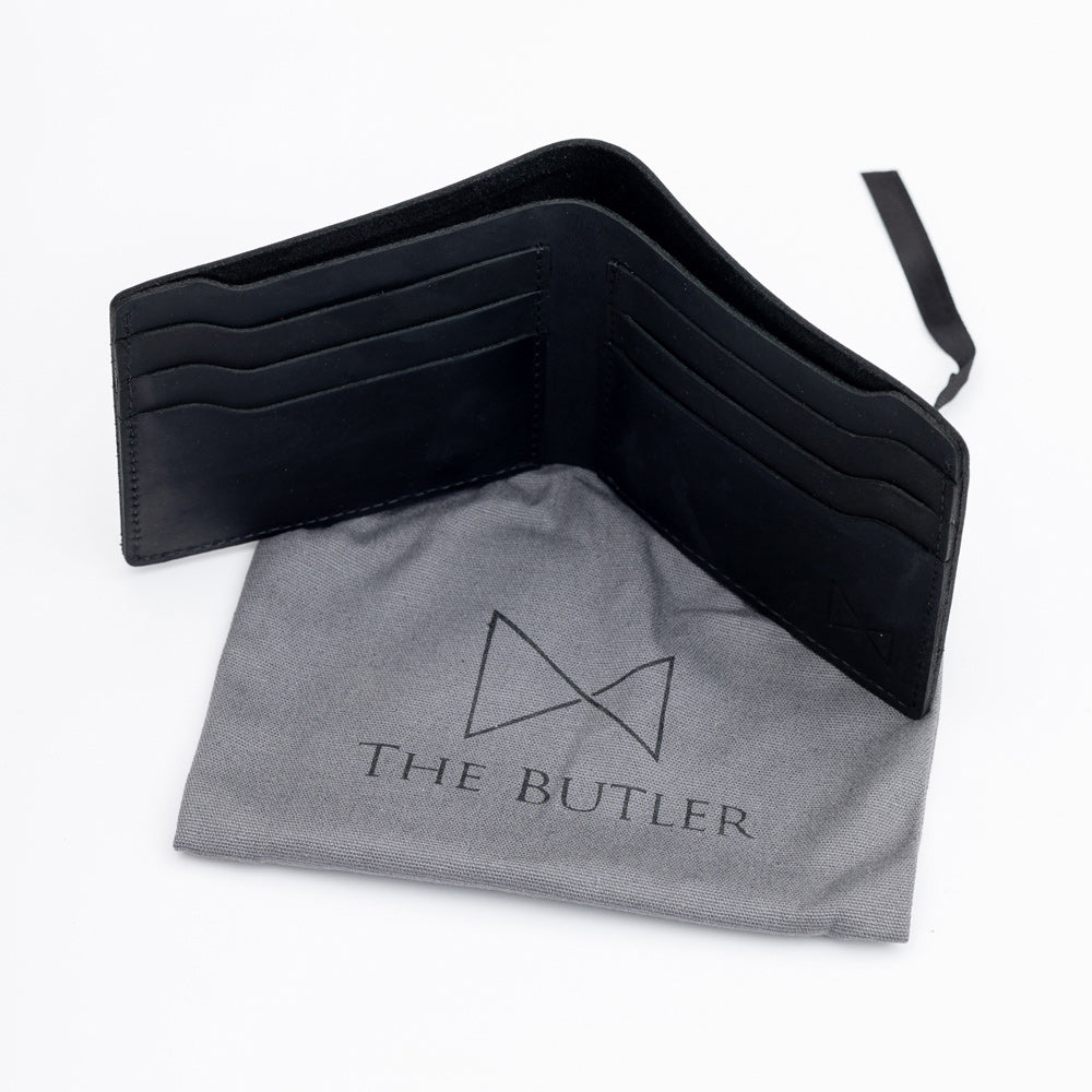 The Butler Leather Wallet - William (Black)