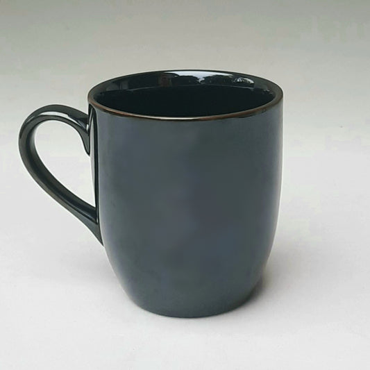 Silver Black Mug