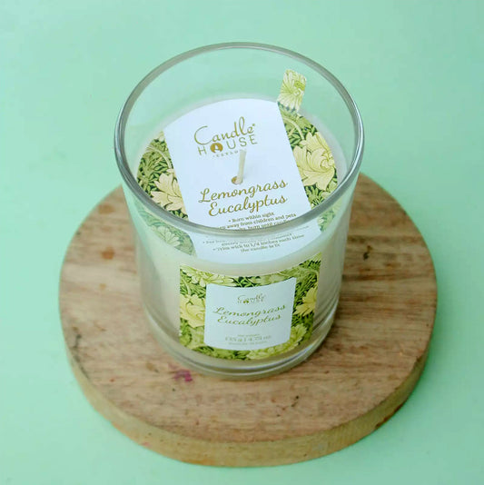 Scented Luxe Room Candle - Lemongrass & Eucalyptus